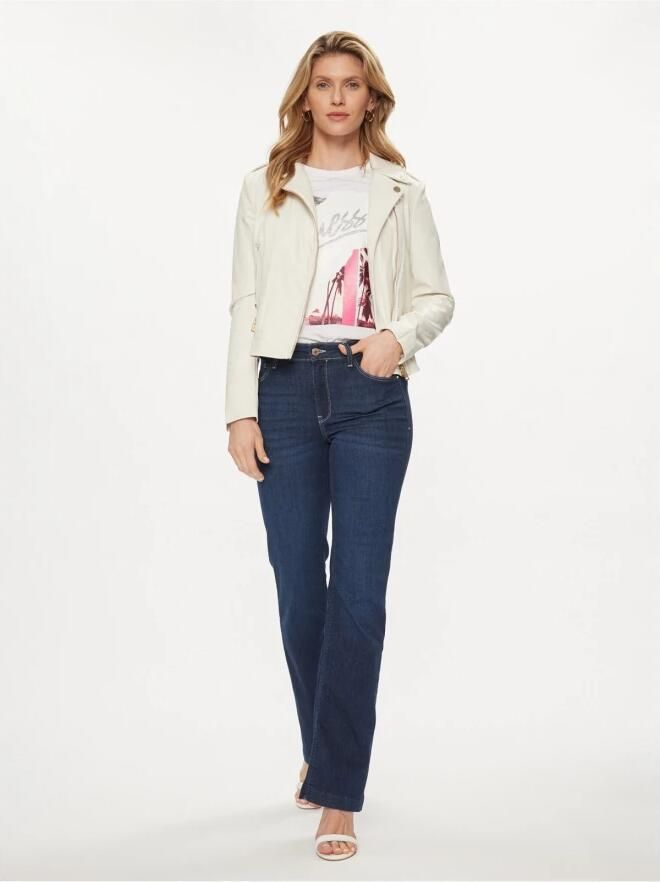 Guess Denim Skinny Jeans Blauw Contrast Details Blue Dames - Foto 4