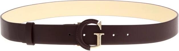 Guess Bordeaux Riem van Kunstleer met Logo Red Dames