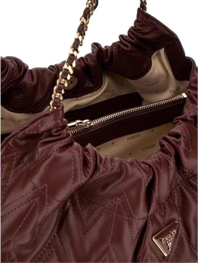 Guess Bordeaux Synthetische Dames Shopper Red Dames