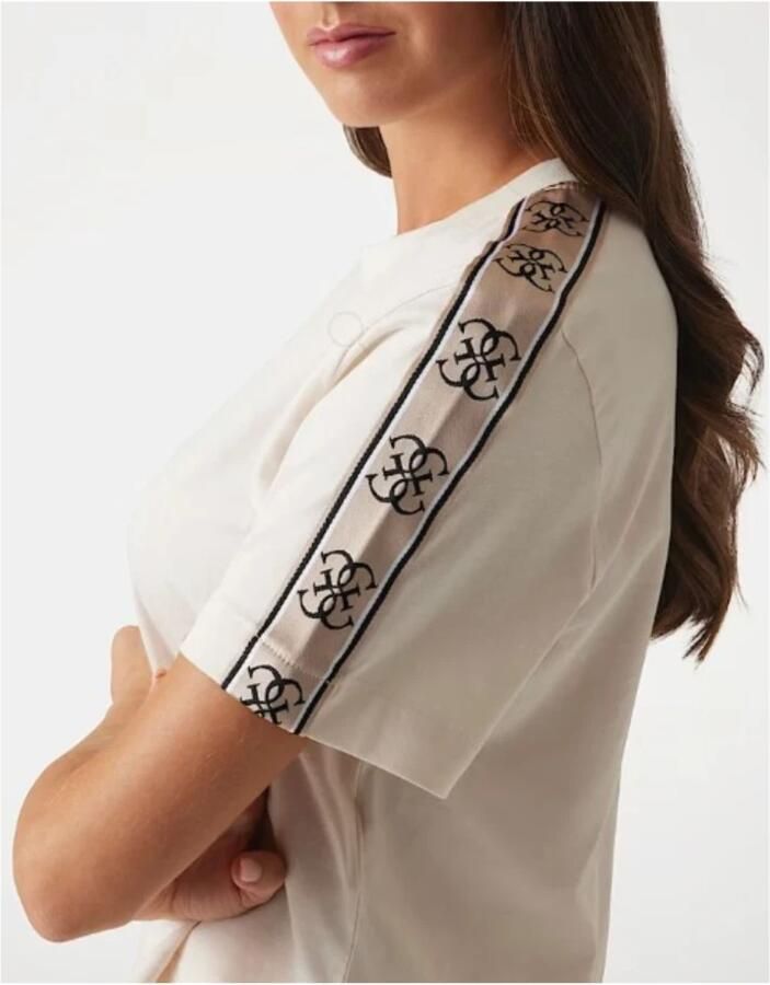 Guess Katoenen Dames T-shirt Lente Zomer Collectie White Dames - Foto 2