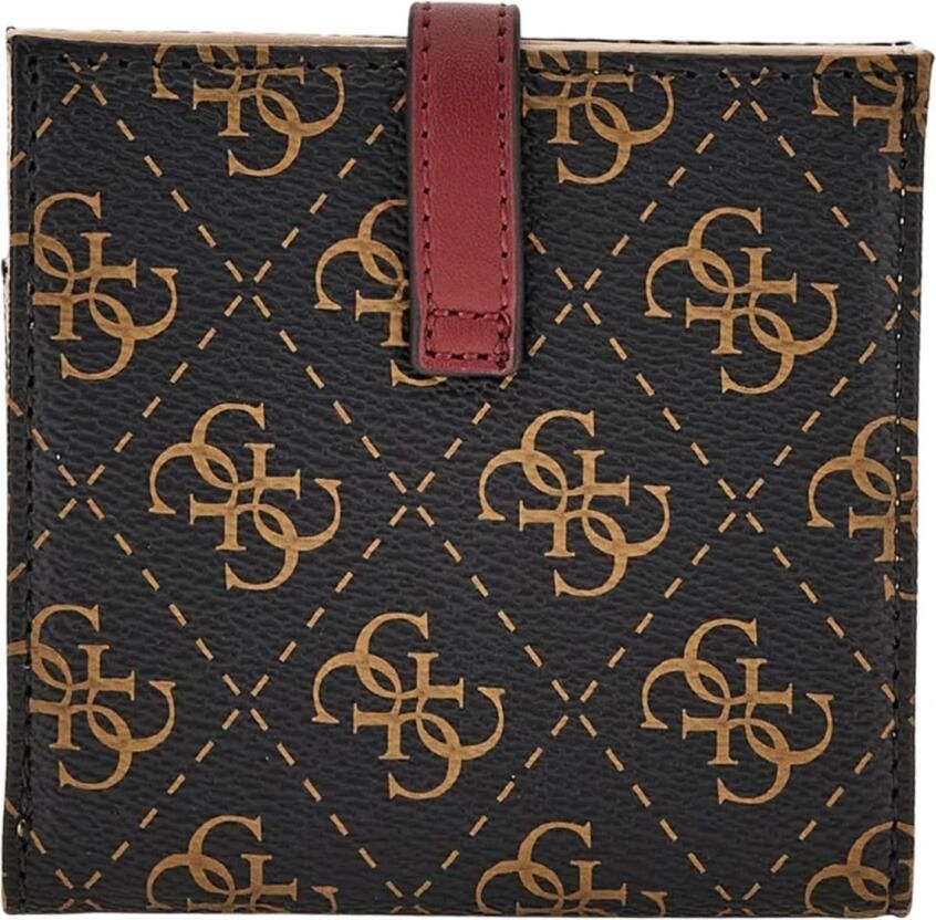 Guess Bruine Dames Synthetische Portemonnee Brown Dames