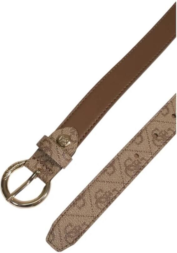 Guess Bruine Polyester Riem Collectie Herfst Winter Brown Dames