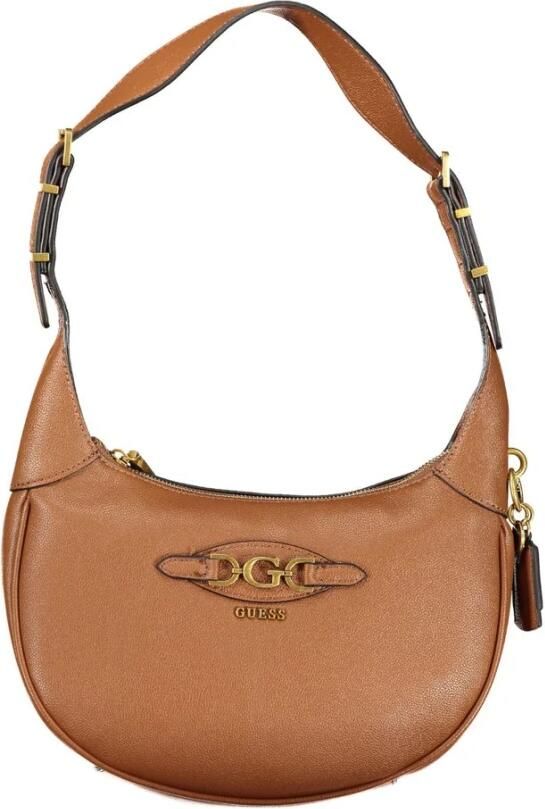 Guess Bruine Schoudertas met Verstelbare Band Brown Dames - Foto 3