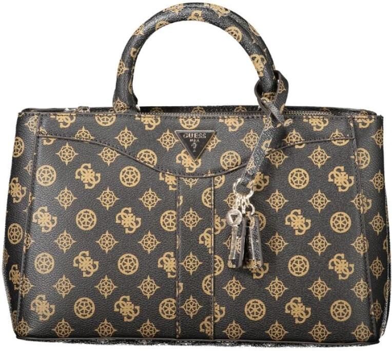 Guess Elegante Mokka Handtas met Gouden Details Brown Dames - Foto 4