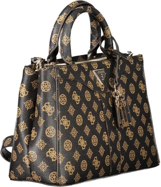 Guess Elegante Mokka Handtas met Gouden Details Brown Dames - Foto 2