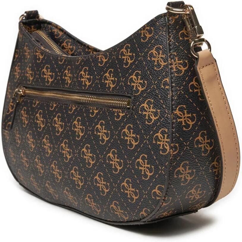 Guess Bruine PU leren schoudertas Brown Dames