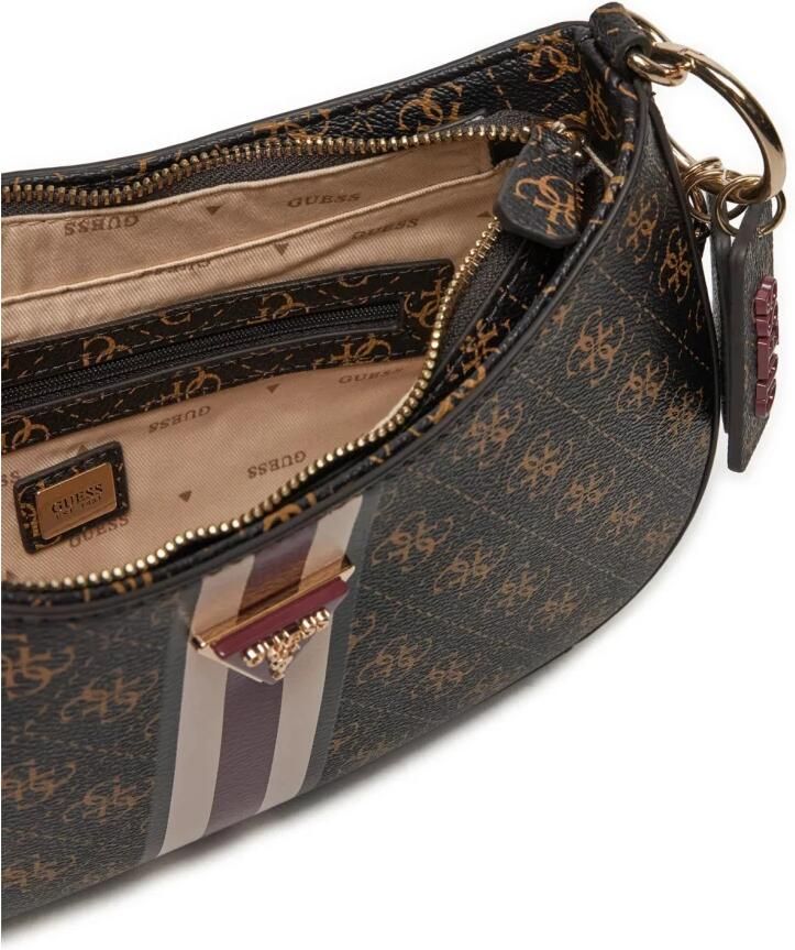 Guess Bruine PU leren schoudertas Brown Dames - Foto 2