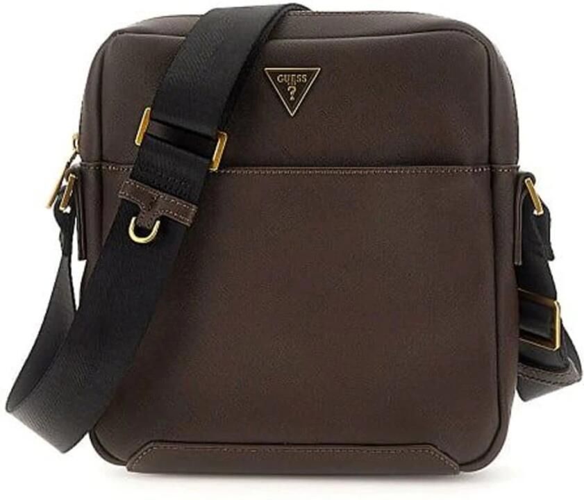 Guess Bruine Schoudertas Torino Model Brown Heren