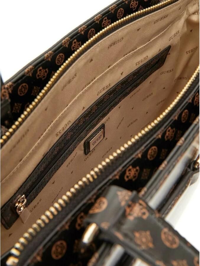 Guess Bruine Shopping Tote Tas Arlena Brown Dames