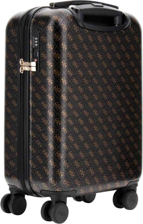 Guess Bruine Synthetische Damesbagage Brown Dames - Foto 2