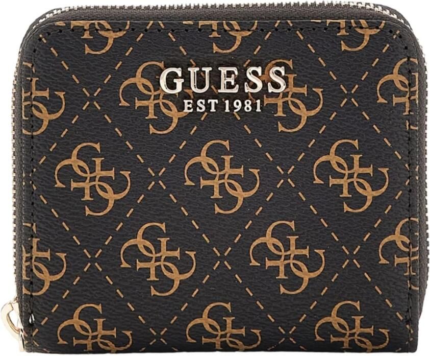 Guess Bruine Synthetische Damesportemonnee Brown Dames - Foto 3
