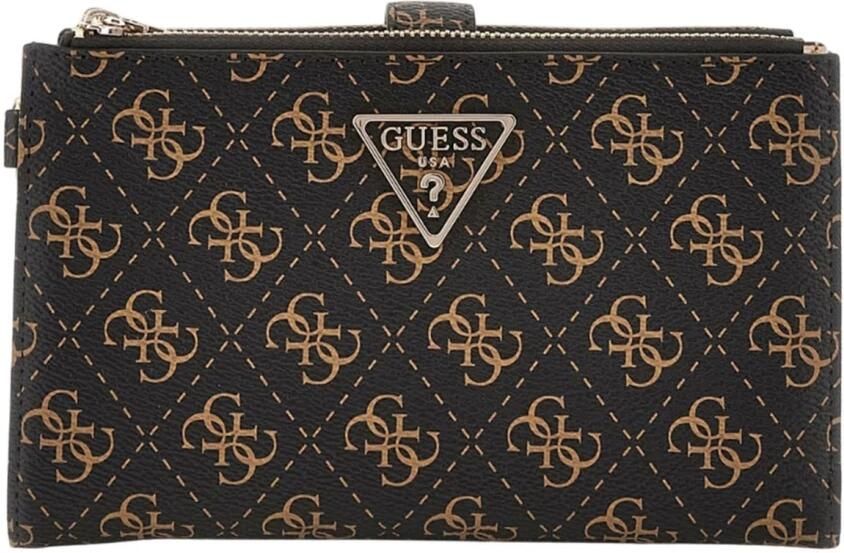 Guess Bruine Synthetische Damesportemonnee Brown Dames - Foto 3