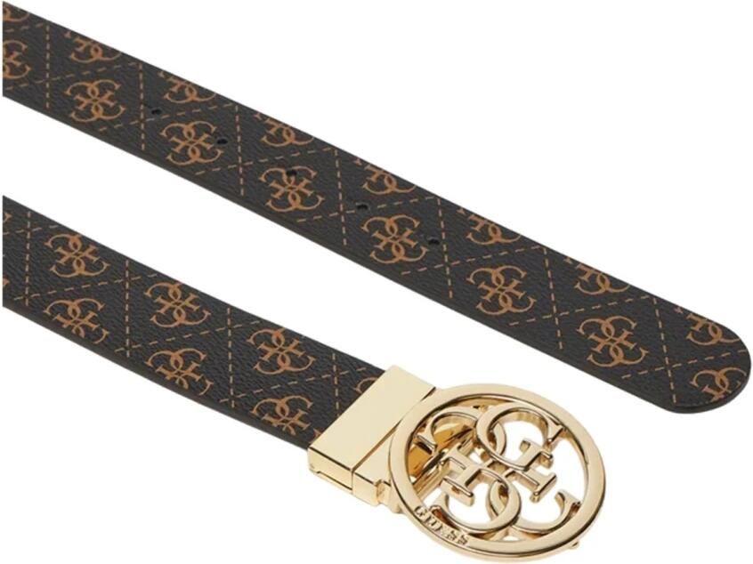 Guess Bruine Synthetische Damesriem Brown Dames - Foto 2