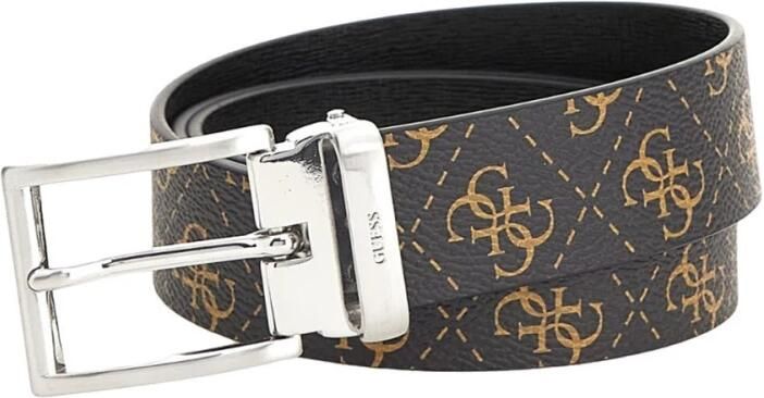 Guess Heren Bruine Synthetische Riem Brown Heren