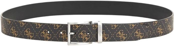 Guess Heren Bruine Synthetische Riem Brown Heren - Foto 3