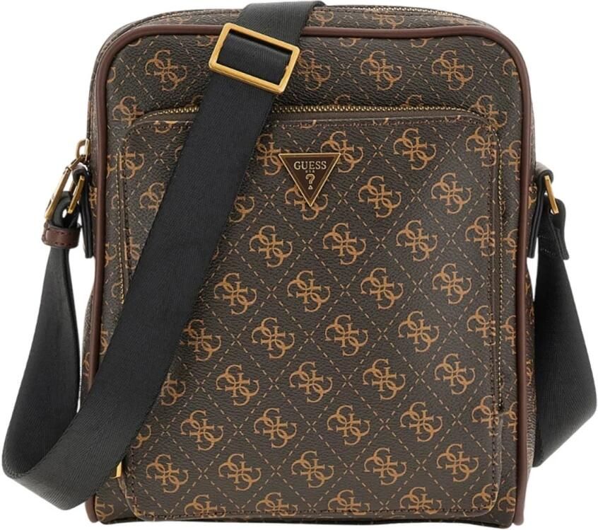 Guess Bruine Synthetische Schoudertas Brown Heren - Foto 3