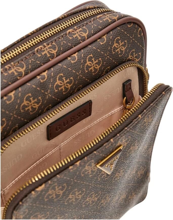 Guess Bruine Synthetische Schoudertas Brown Heren