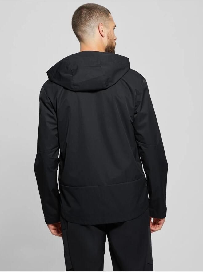 Guess Capuchonrits Jas Zwart Black Heren - Foto 3