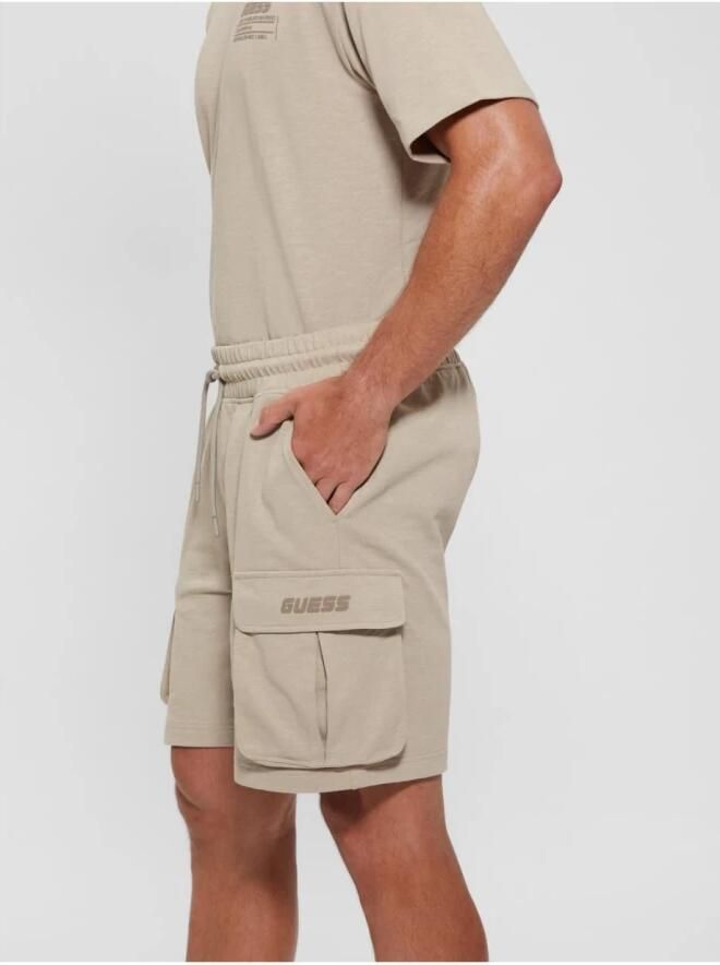 Guess Cargo shorts Beige rechte pasvorm Beige Heren