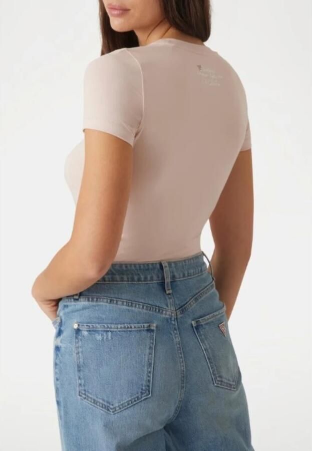 Guess Korte Mouw T-shirt Lente Zomer Collectie Pink Dames - Foto 3