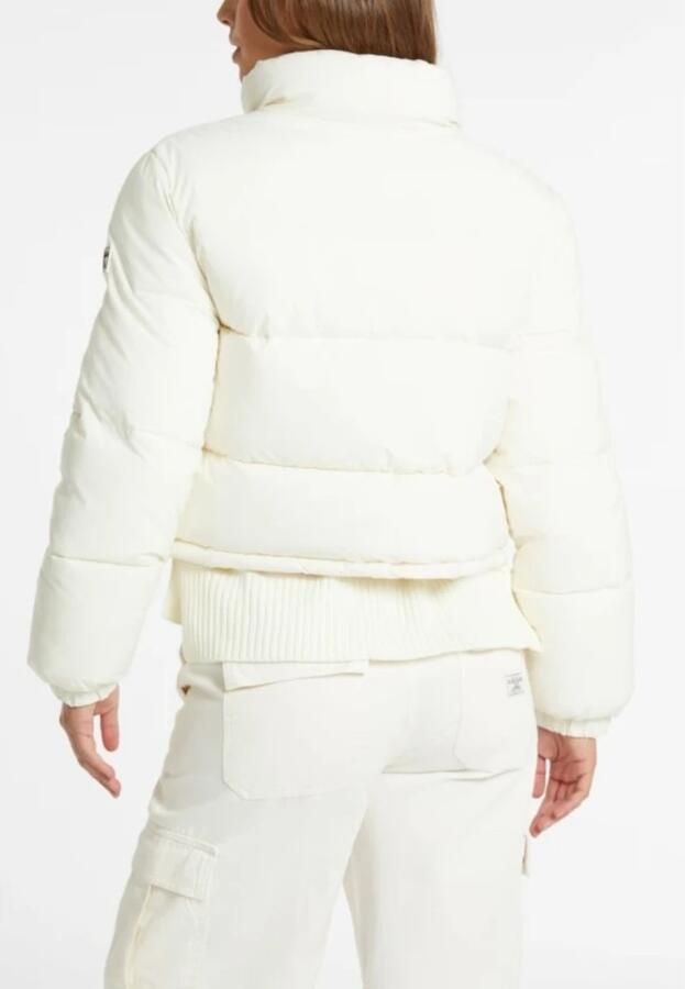 Guess Jeans Kort gewatteerd jack met labelprint - Foto 2