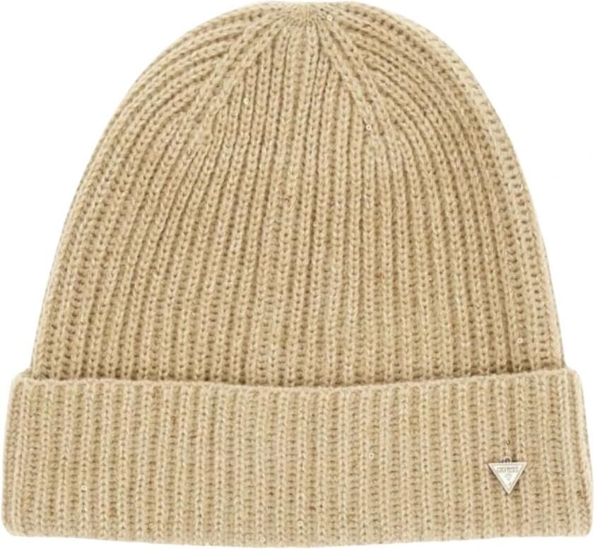 Guess Dames Logo Hoed Beige Dames