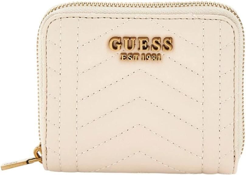 Guess Dames Synthetische Beige Portemonnee Beige Dames