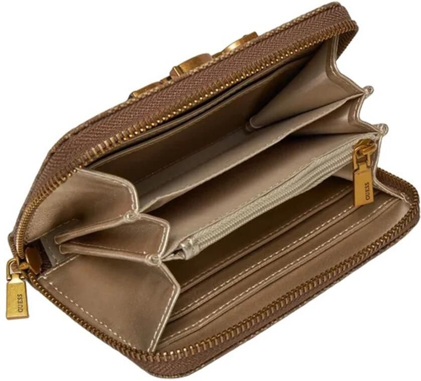 Guess Dames Synthetische Beige Portemonnee Beige Dames