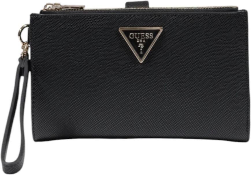 Guess Stijlvolle portemonnee met rits en vakken Black Dames - Foto 5