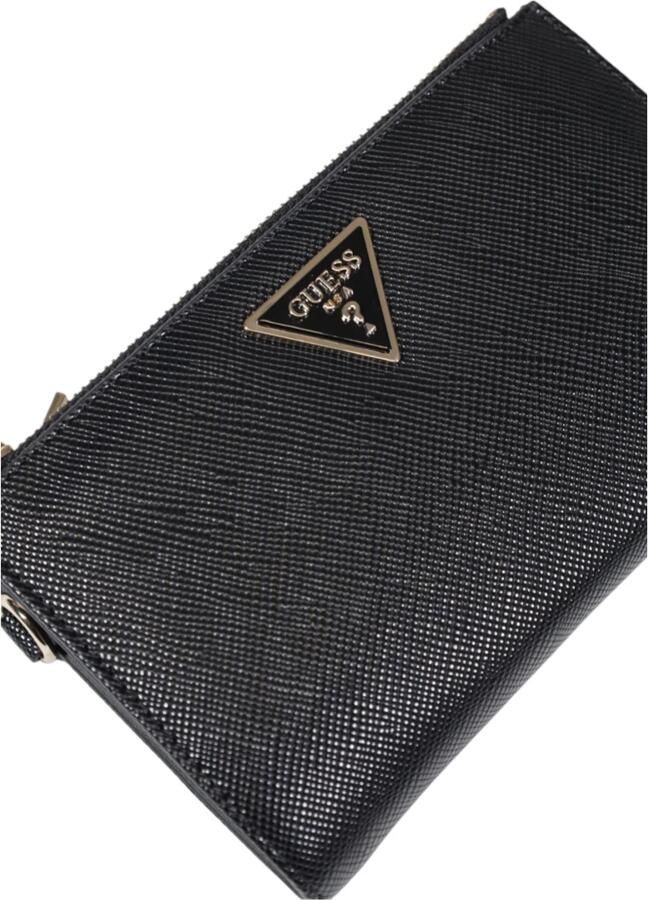 Guess Stijlvolle portemonnee met rits en vakken Black Dames - Foto 2