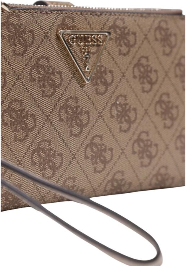Guess Damesportemonnee van polyurethaan uit collectie Brown Dames