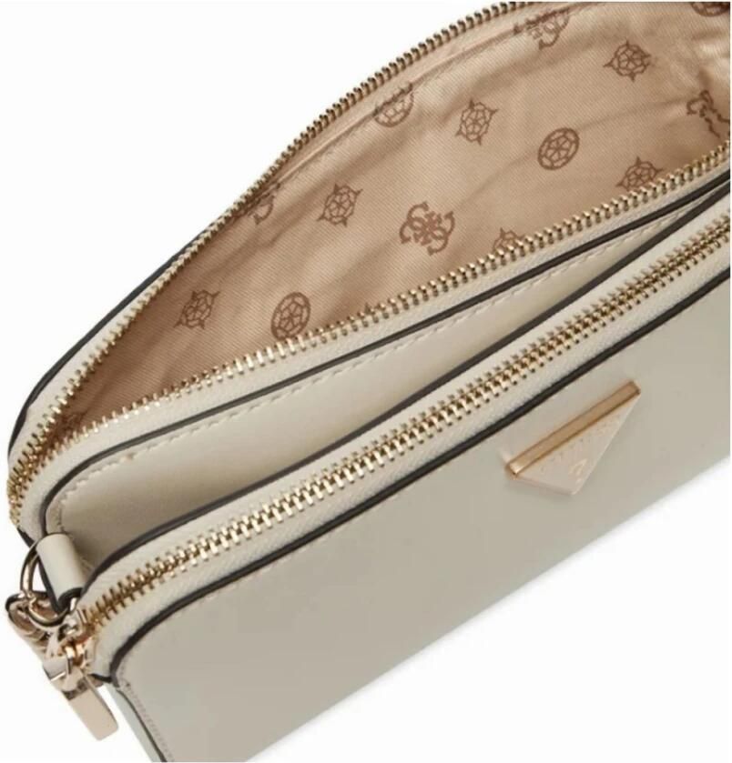 Guess Schoudertas met 2 compartimenten Daryna Beige Dames