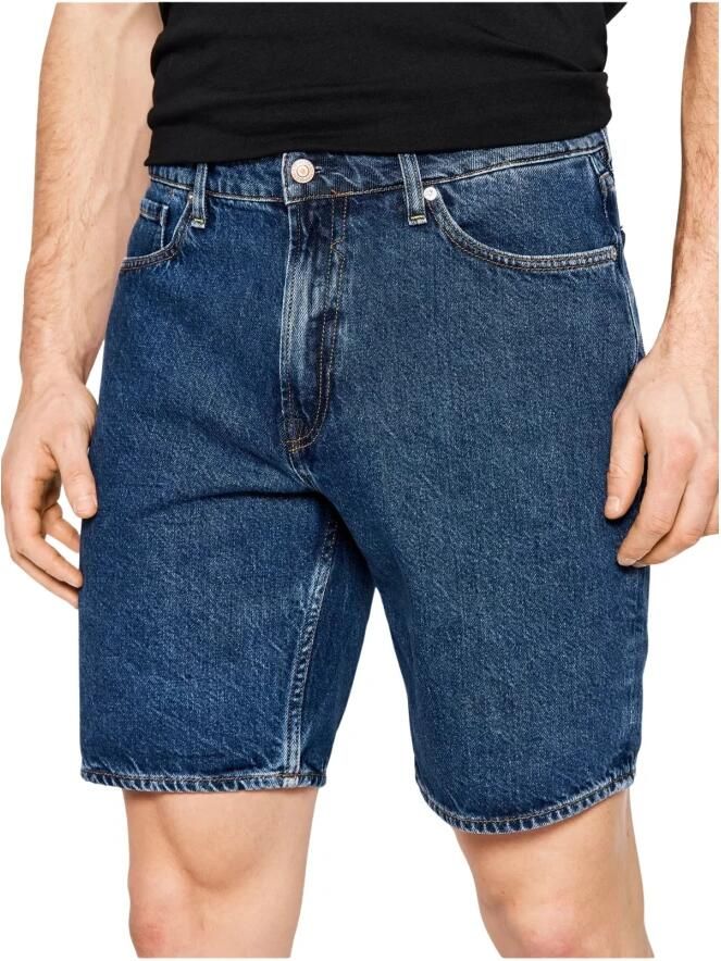 Guess Denim Bermuda Jeans Blue Heren