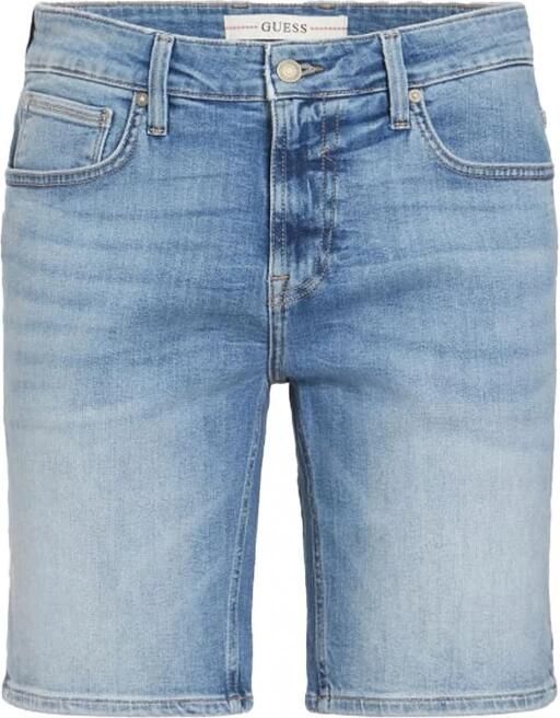 Guess Denim Shorts Lichtblauw Eco-Vriendelijk Blue Heren - Foto 4