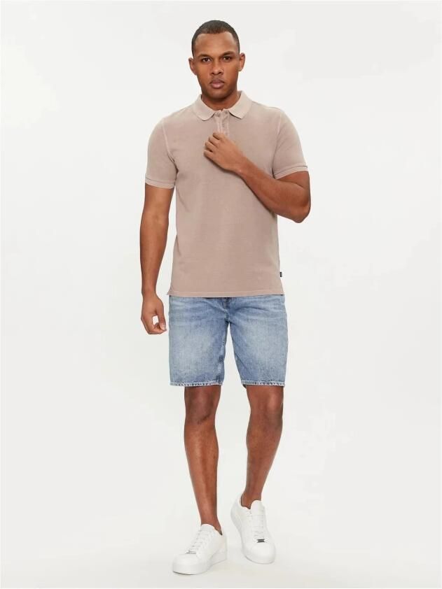 Guess Blauwe Bermuda Shorts voor Heren Gewassen Effect Blue Heren - Foto 4