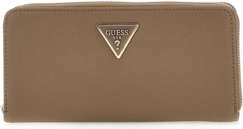 Guess Donker Taupe Laurel Portemonnee voor Vrouwen Beige Dames - Foto 4