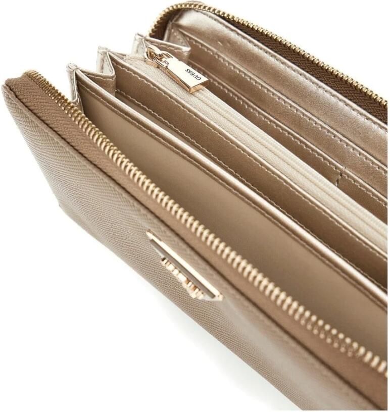 Guess Donker Taupe Laurel Portemonnee voor Vrouwen Beige Dames