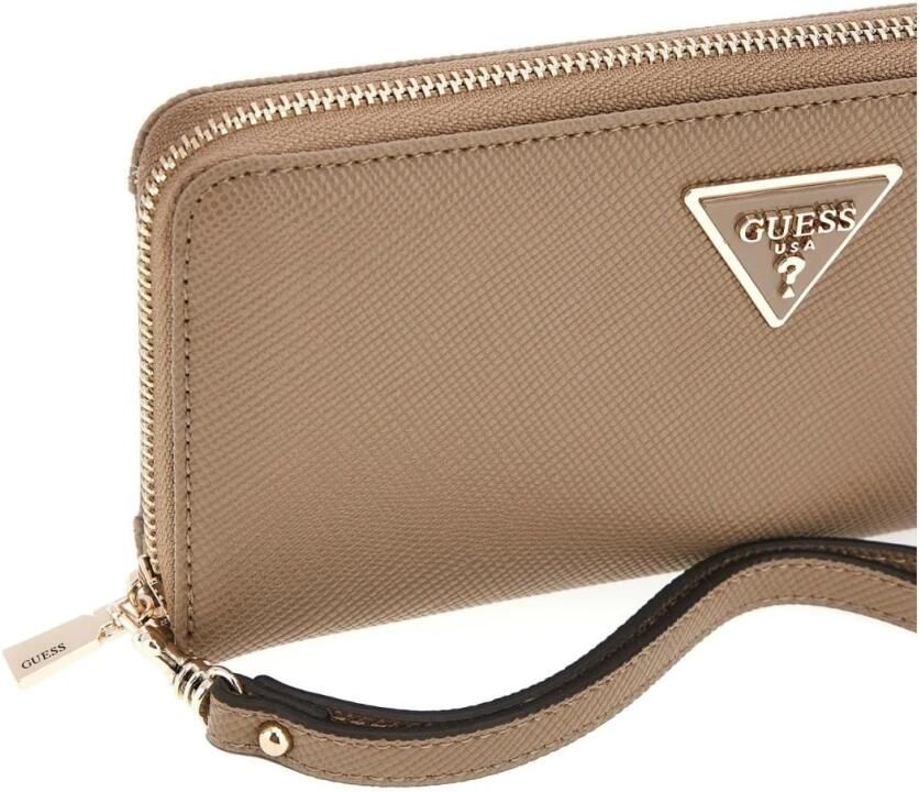 Guess Donker Taupe Laurel Portemonnee voor Vrouwen Beige Dames - Foto 2