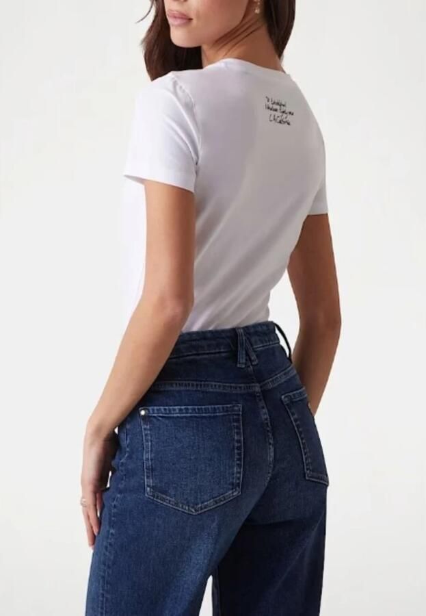 Guess T-shirt Korte Mouw SS CN TRIANGLE FLOWER W5RI00 J1314 - Foto 3