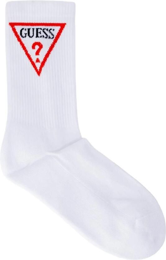 Guess Actieve Katoenen Sokken Lente Zomer Collectie White Dames - Foto 4