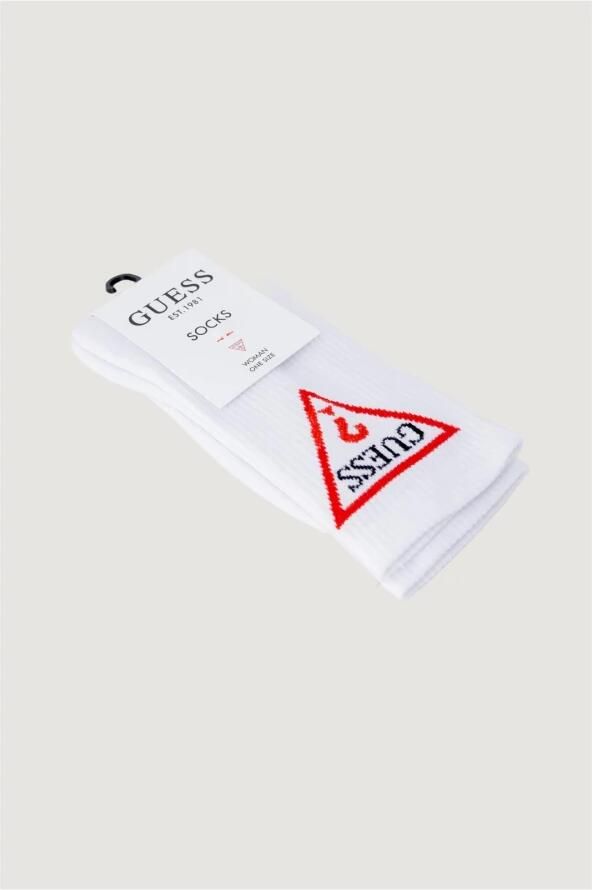 Guess Actieve Katoenen Sokken Lente Zomer Collectie White Dames - Foto 2