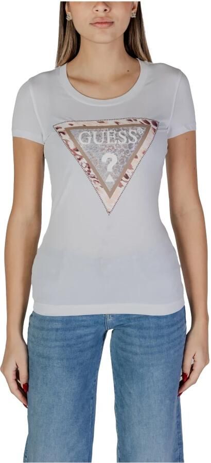 Guess T-shirt Korte Mouw SS CN CHEETA LOGO W5RI22 J1314 - Foto 3