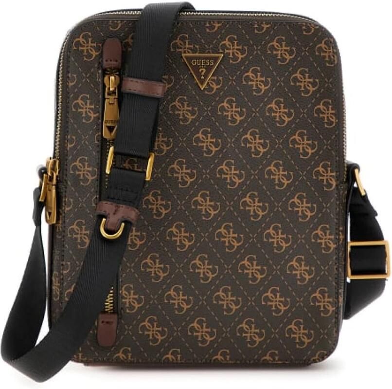 Guess Elegante Bruine Schoudertas voor Mannen Brown Heren - Foto 2