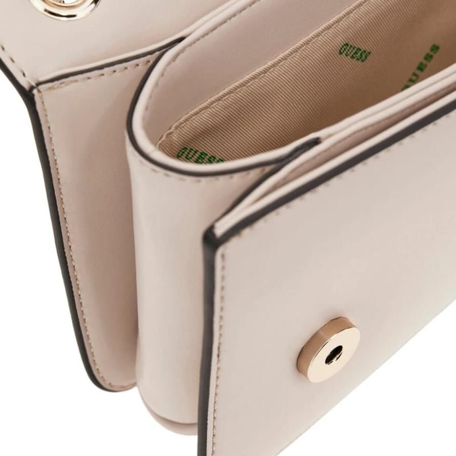 Guess Eco Evaine Top Handle Handtas Beige Dames
