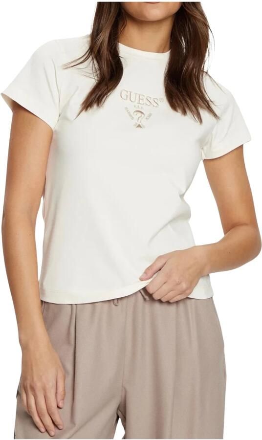 Guess Actief Katoenen T-shirt Lente Zomer Collectie Gray Dames - Foto 8