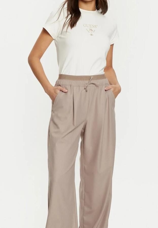 Guess Actief Katoenen T-shirt Lente Zomer Collectie Gray Dames - Foto 3