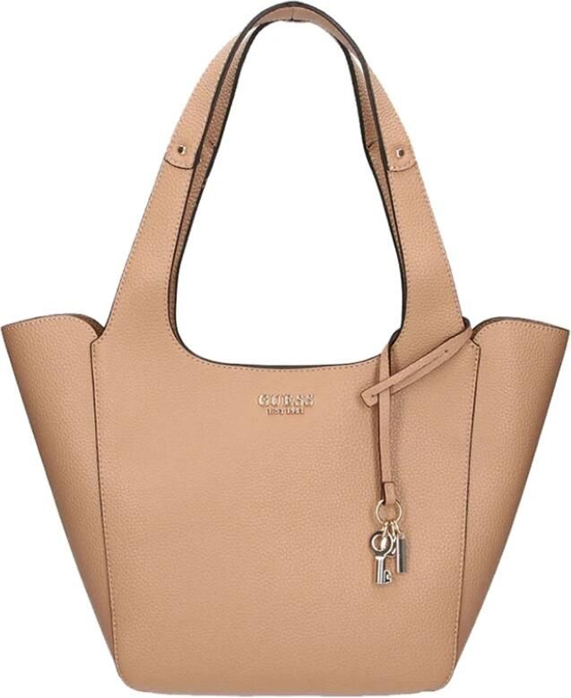Guess Elegante Beige Handtas met Gouden Details Beige Dames - Foto 3