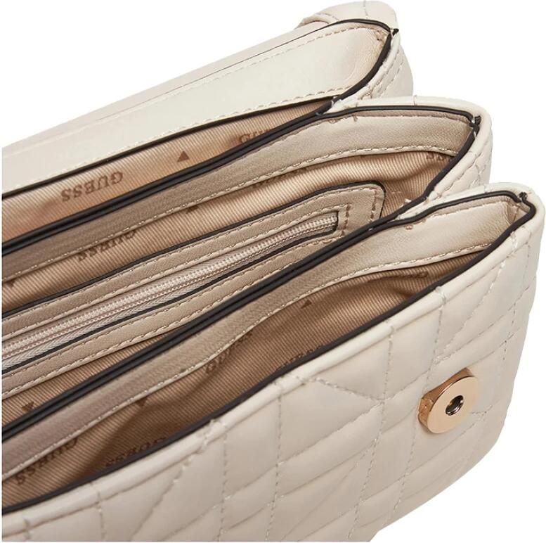 Guess Elegante Beige Schoudertas met Gouden Details Beige Dames - Foto 2