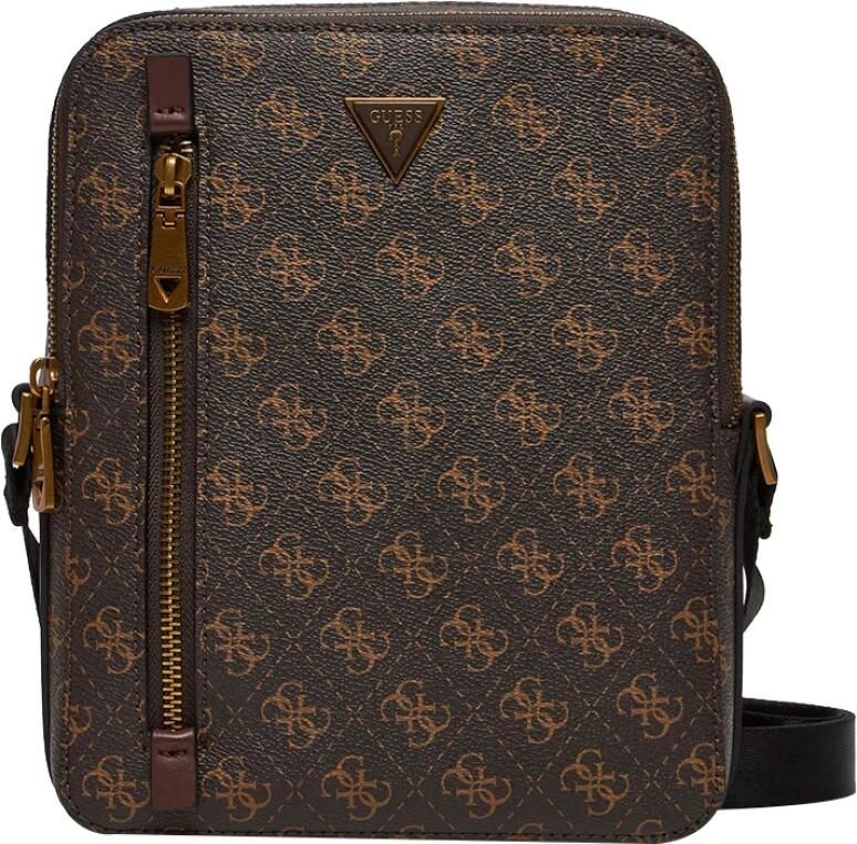 Guess Elegante Bruine Schoudertas voor Mannen Brown Heren