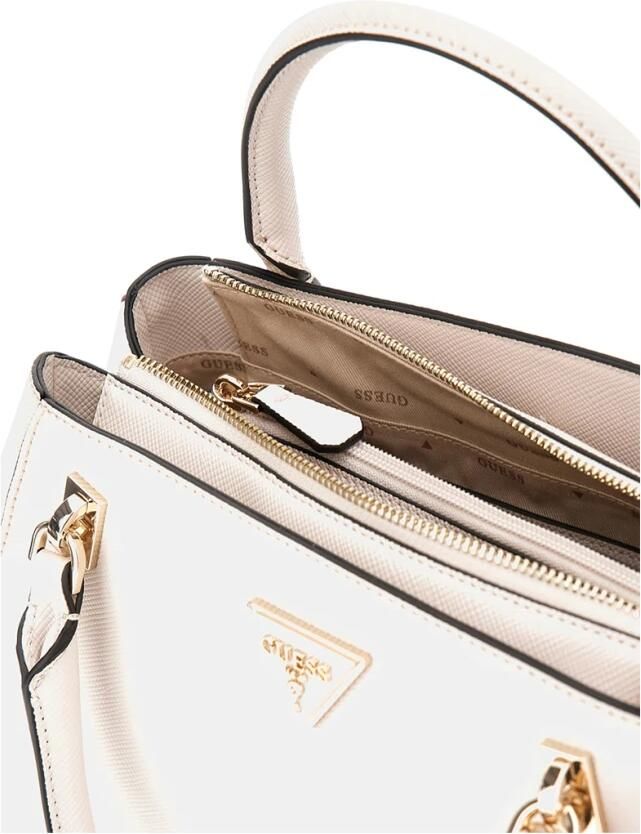Guess Elegante Handtas met Gouden Details White Dames - Foto 4
